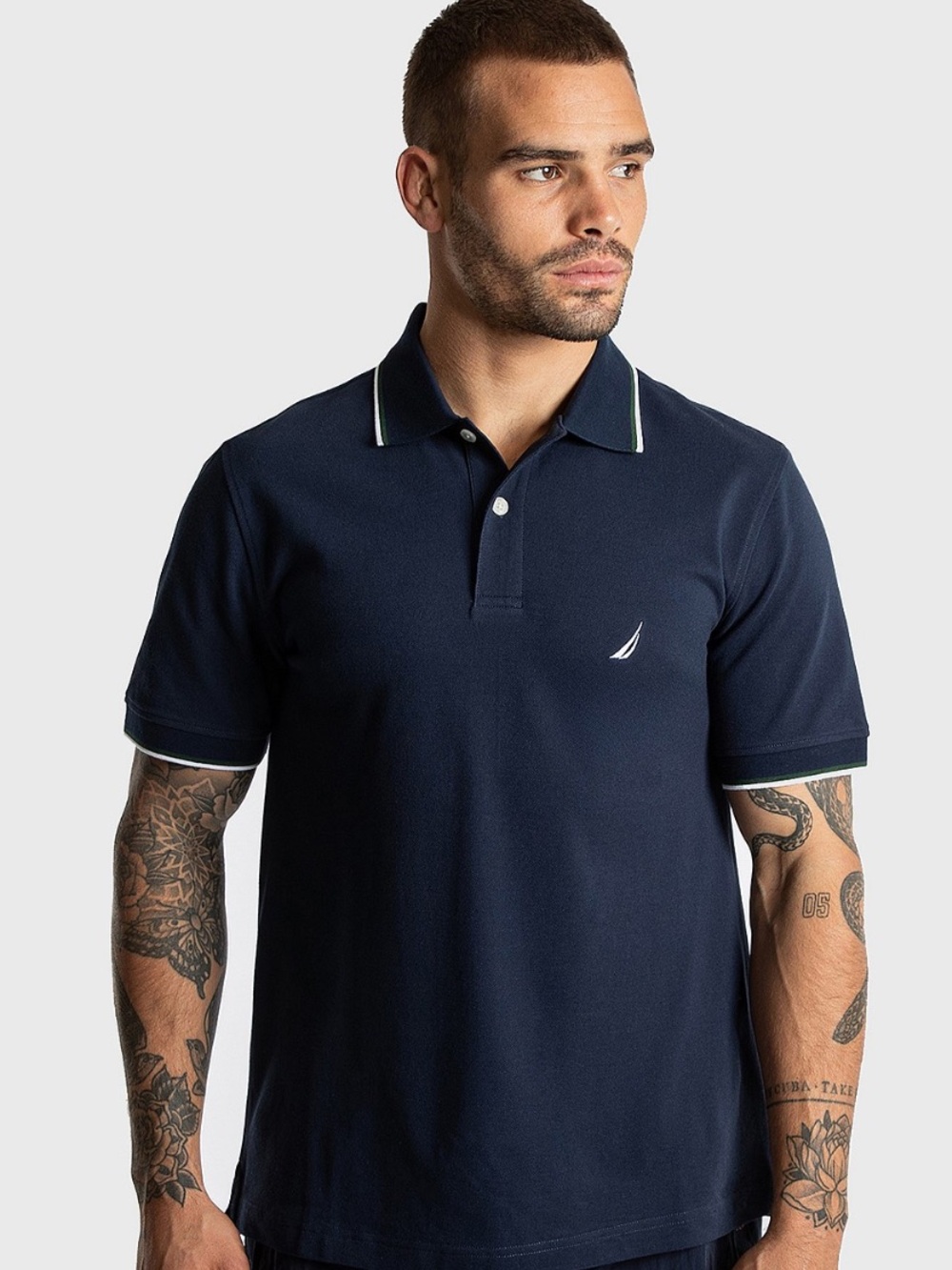 Nautica Navy Regular Fit Polo Shirt -